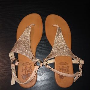 Sparkly sandals